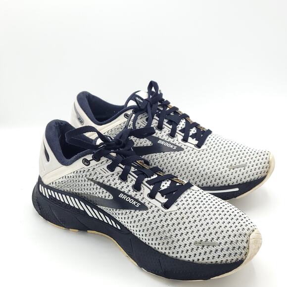 Brooks white black 1203531b135 adrenaline 22 gts running womens size 8 - Picture 3 of 9